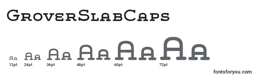 GroverSlabCaps Font Sizes
