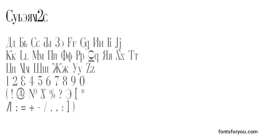 A fonte Cyberv2c – alfabeto, números, caracteres especiais