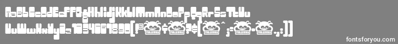 フォントToggle ffy – 灰色の背景に白い文字