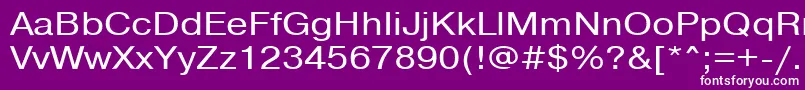 Pragmaticactt115n Font – White Fonts on Purple Background