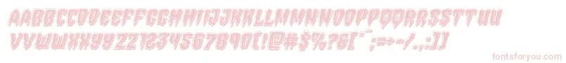 Hemogoblinbevelital Font – Pink Fonts on White Background