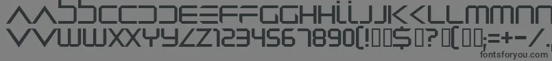 Dredwerk Font – Black Fonts on Gray Background