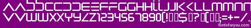 Dredwerk Font – White Fonts on Purple Background