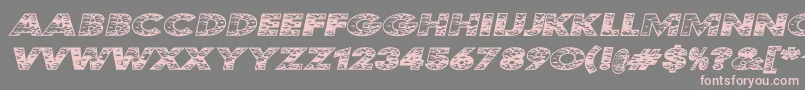 More about Kustomka Font Kustomka Font – Pink Fonts on Gray Background