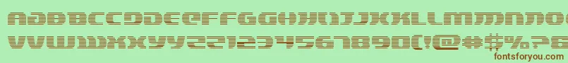 Lordsith3grad Font – Brown Fonts on Green Background