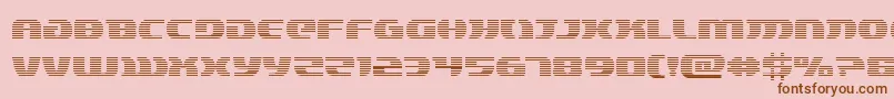 Lordsith3grad Font – Brown Fonts on Pink Background