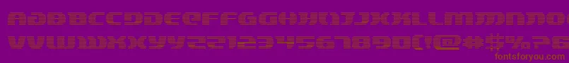 Lordsith3grad Font – Brown Fonts on Purple Background