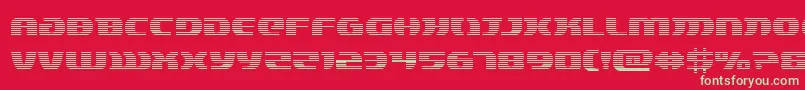 Lordsith3grad Font – Green Fonts on Red Background