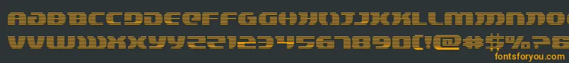 Lordsith3grad Font – Orange Fonts on Black Background