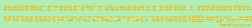 Lordsith3grad Font – Orange Fonts on Green Background
