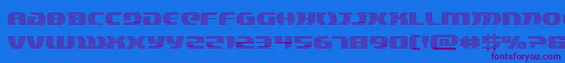 Lordsith3grad Font – Purple Fonts on Blue Background
