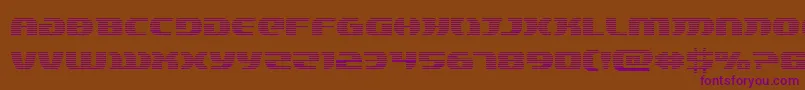 Lordsith3grad Font – Purple Fonts on Brown Background