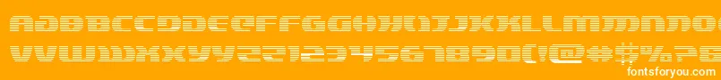 Lordsith3grad Font – White Fonts on Orange Background