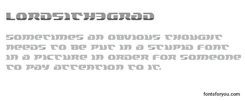 Lordsith3grad Font