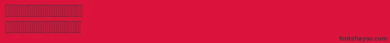 Hisham Font – Black Fonts on Red Background