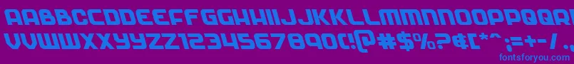 More about Soldierleft Font Soldierleft Font – Blue Fonts on Purple Background