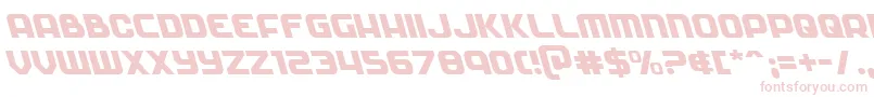 Soldierleft Font – Pink Fonts on White Background