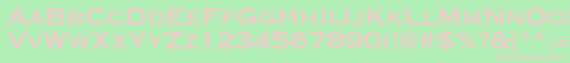 Copperplategothicstd31ab Font – Pink Fonts on Green Background