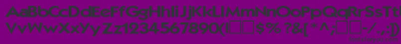 Elegance104RegularTtext Font – Black Fonts on Purple Background