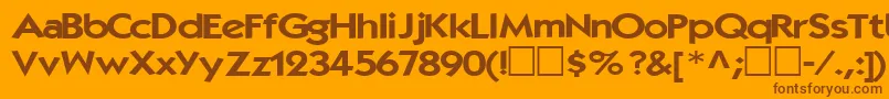 More about Elegance104RegularTtext Font Elegance104RegularTtext Font – Brown Fonts on Orange Background