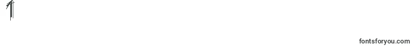 Octemberscript Font – Fonts for Digit 1