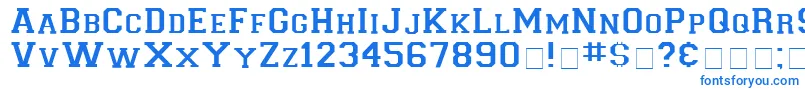 Fonte LetterSweaterDisplaySsi – fontes azuis