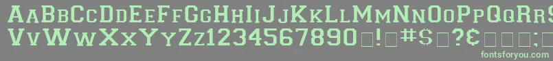 More about LetterSweaterDisplaySsi Font LetterSweaterDisplaySsi Font – Green Fonts on Gray Background