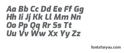 ExoBlackitalic Font