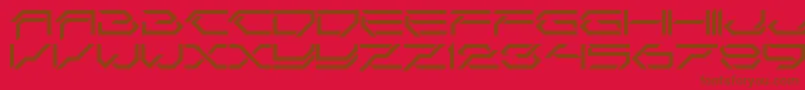 fuente CorruptorCleanLdr – Fuentes Marrones Sobre Fondo Rojo