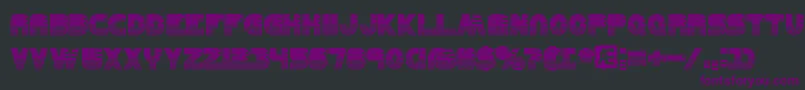 United Font – Purple Fonts on Black Background