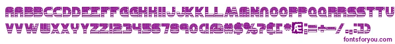 United Font – Purple Fonts on White Background