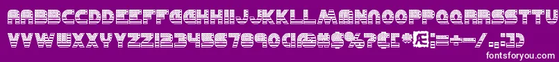 United Font – White Fonts on Purple Background