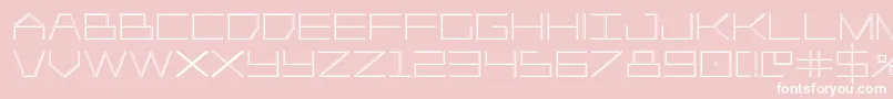 Player1up3D Font – White Fonts on Pink Background