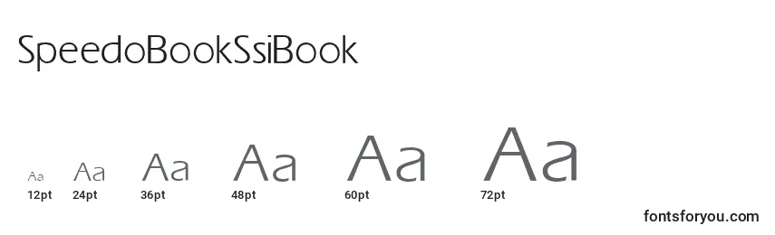 Größen der Schriftart SpeedoBookSsiBook