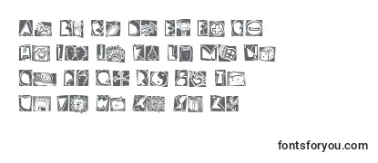 Przegląd czcionki LinotypescrapBonus