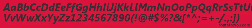 フォントSegoeUiРџРѕР»СѓР¶РёСЂРЅС‹Р№РљСѓСЂСЃРёРІ – 赤い背景に黒い文字