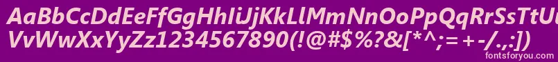 SegoeUiРџРѕР»СѓР¶РёСЂРЅС‹Р№РљСѓСЂСЃРёРІ Font – Pink Fonts on Purple Background