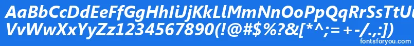 SegoeUiРџРѕР»СѓР¶РёСЂРЅС‹Р№РљСѓСЂСЃРёРІ Font – White Fonts on Blue Background