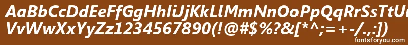 Шрифт SegoeUiРџРѕР»СѓР¶РёСЂРЅС‹Р№РљСѓСЂСЃРёРІ – белые шрифты на коричневом фоне