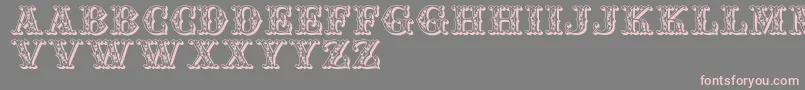 Jfautumnfair Font – Pink Fonts on Gray Background