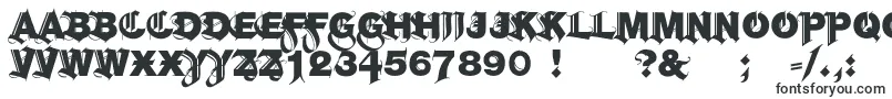 Шрифт Helbla – объёмные шрифты