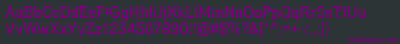 EstragouDeNovo Font – Purple Fonts on Black Background