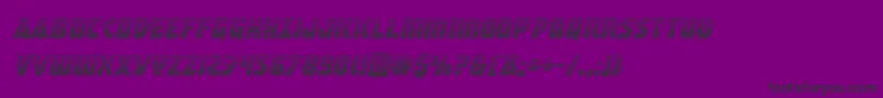 Masterbreakergradital Font – Black Fonts on Purple Background