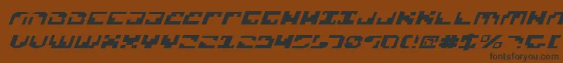 XenophobiaExpital Font – Black Fonts on Brown Background