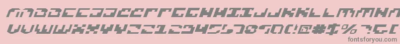XenophobiaExpital Font – Gray Fonts on Pink Background