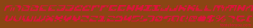 XenophobiaExpital Font – Red Fonts on Brown Background