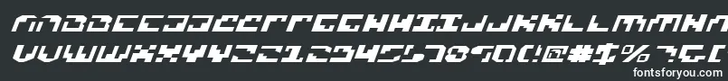 XenophobiaExpital Font – White Fonts on Black Background