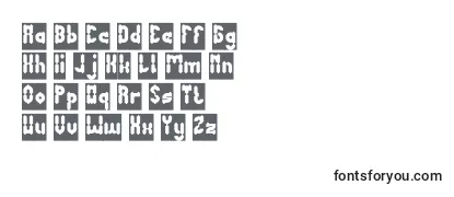 Review of the AntiqueRetroInverse Font