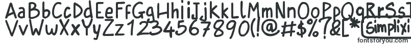 SimplixiRegular-fontti – Ilman serifejä olevat fontit
