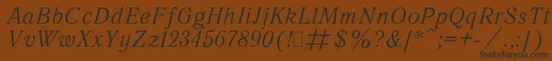 Quantita Font – Black Fonts on Brown Background